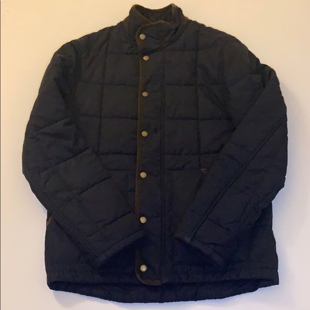 Men’s Lands End Quilted Jacket Size Small